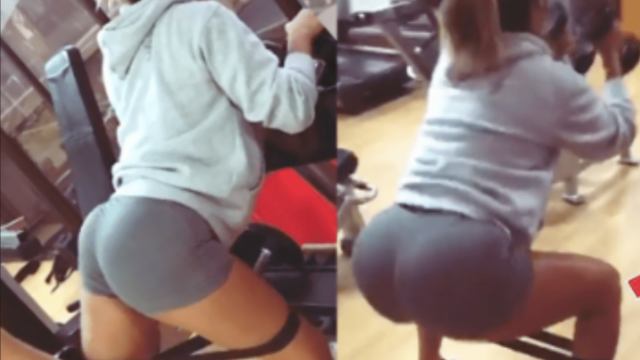 Karol G en el gym