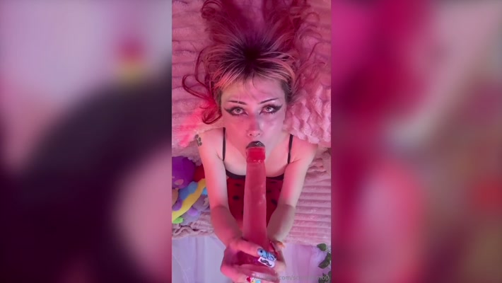 Schizobimb0 messy riding dildo onlyfans video