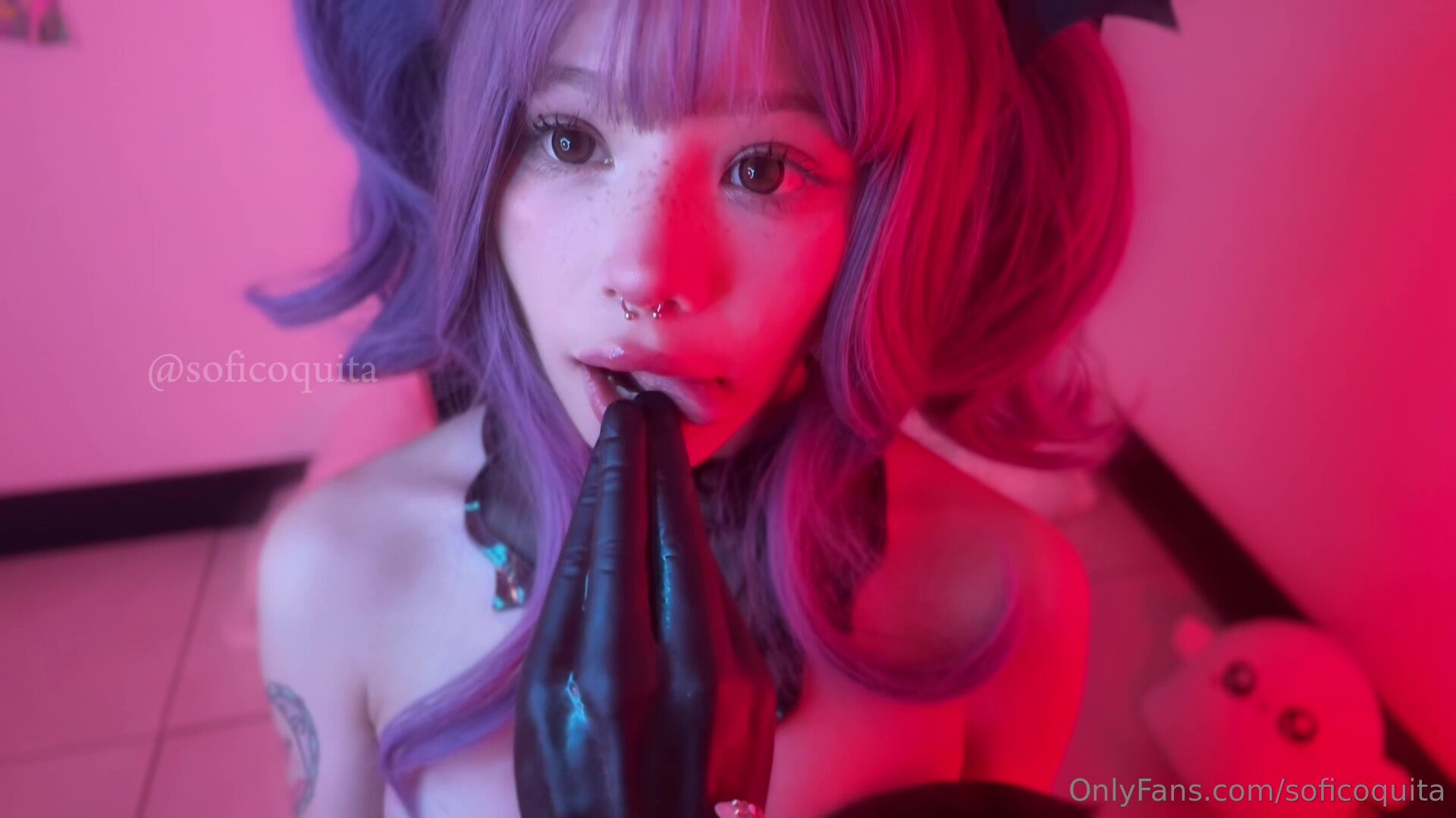 SofiCoquita Succubus Fucks Her Biggest Dildo Onlyfans Video