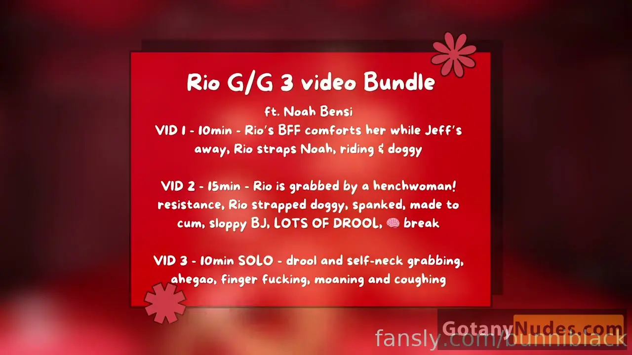 Watch Bunniblack Exposed OF Video