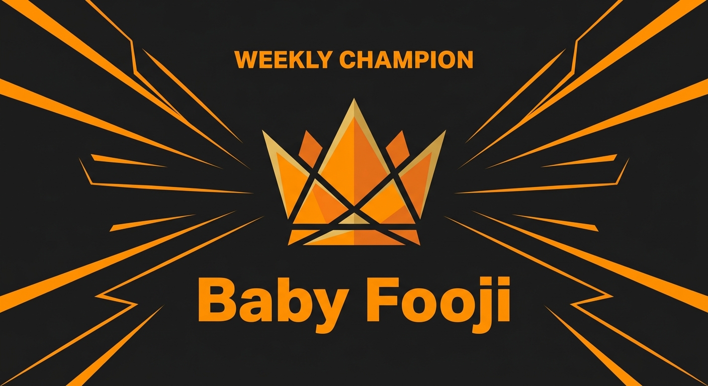 Baby Fooji Takes the Crown — Week 15 Tournament Recap