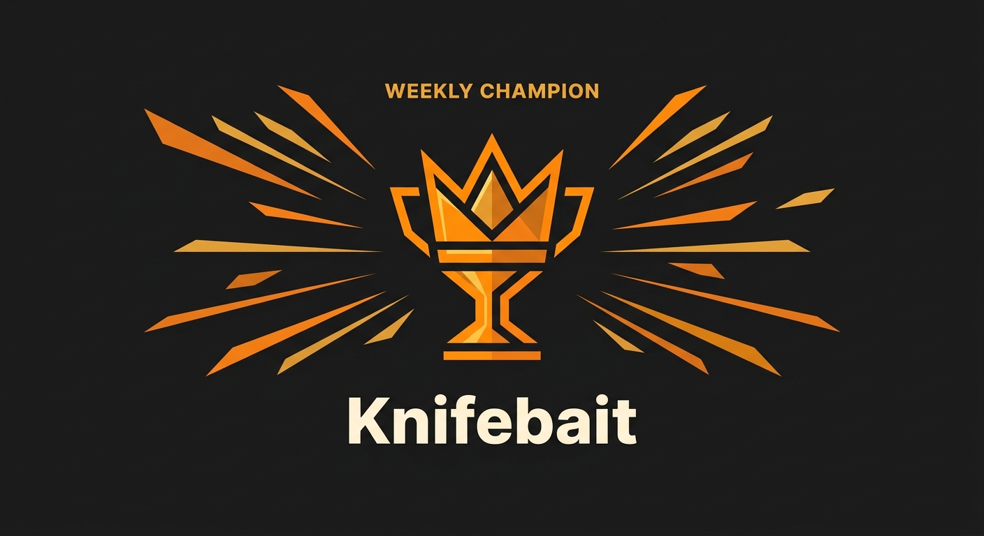 Knifebait Takes the Crown — Week 34 Tournament Recap